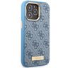 Guess GUHMP14XU4GPRB iPhone 14 Pro Max 6,7" niebieski/blue hard case 4G Logo Plate MagSafe na NearMe.pl
