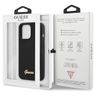 Guess GUHCP13XLSLMGBK iPhone 13 Pro Max 6.7" black/czarny hardcase Silicone Script Gold Logo na NearMe.pl