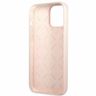 Guess GUHCP13XLSLMGLP iPhone 13 Pro Max 6.7" jasnoróżowy/light pink hardcase Silicone Script Gold Logo na NearMe.pl