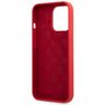 Guess GUHCP13XLSLMGRE iPhone 13 Pro Max 6.7" czerwony/burgundy hard case Silicone Vintage Gold Logo na NearMe.pl
