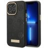 Guess GUHMP14LSAPSTK iPhone 14 Pro 6.1" czarny/black hardcase Peony Logo Plate MagSafe na NearMe.pl
