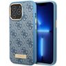 Guess GUHMP14LU4GPRB iPhone 14 Pro 6.1" niebieski/blue hard case 4G Logo Plate MagSafe na NearMe.pl