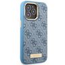 Guess GUHMP14LU4GPRB iPhone 14 Pro 6.1" niebieski/blue hard case 4G Logo Plate MagSafe na NearMe.pl