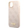 Guess GUHMP14SU4GPRP iPhone 14 / 15 / 136.1" różowy/pink hard case 4G Logo Plate MagSafe na NearMe.pl