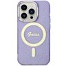 Guess GUHMN61HCMCGU iPhone 11 / Xr 6.1" purpurowy/purple hardcase Glitter Gold MagSafe na NearMe.pl