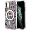 Guess GUHMN61HCFWSP iPhone 11 / Xr 6.1" różowy/pink hardcase Flower MagSafe na NearMe.pl