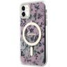 Guess GUHMN61HCFWSP iPhone 11 / Xr 6.1" różowy/pink hardcase Flower MagSafe na NearMe.pl
