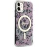 Guess GUHMN61HCFWSP iPhone 11 / Xr 6.1" różowy/pink hardcase Flower MagSafe na NearMe.pl