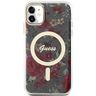 Guess GUHMN61HCFWSA iPhone 11 / Xr 6.1" zielony/khaki hardcase Flower MagSafe na NearMe.pl