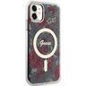 Guess GUHMN61HCFWSA iPhone 11 / Xr 6.1" zielony/khaki hardcase Flower MagSafe na NearMe.pl