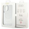 Guess GUHMP12MHTRMS iPhone 12/12 Pro 6.1" srebrny/silver hard case Metal Outline Magsafe na NearMe.pl