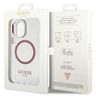 Guess GUHMP12MHTRMP iPhone 12/12 Pro 6.1" różowy/pink hard case Metal Outline Magsafe na NearMe.pl