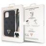 Guess GUHCP12MP4TDSCPK iPhone 12 / 12 Pro 6.1" czarny/black hardcase Crossbody 4G Metal Logo na NearMe.pl