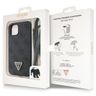 Guess GUHCP13MP4TDSCPK iPhone 13 / 14 /15 6.1" czarny/black hardcase Crossbody 4G Metal Logo na NearMe.pl