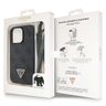 Guess GUHCP13LP4TDSCPK iPhone 13 Pro / 13 6.1" czarny/black hardcase Crossbody 4G Metal Logo na NearMe.pl