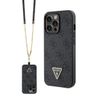 Guess GUHCP13XP4TDSCPK iPhone 13 Pro Max6.7" czarny/black hardcase Crossbody 4G Metal Logo na NearMe.pl