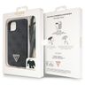Guess GUHCP14SP4TDSCPK iPhone 14 / 15 / 13 6.1" czarny/black hardcase Crossbody 4G Metal Logo na NearMe.pl