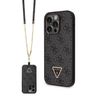 Guess GUHCP14XP4TDSCPK iPhone 14 Pro Max 6.7" czarny/black hardcase Crossbody 4G Metal Logo na NearMe.pl