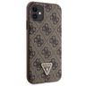 Guess GUHCN61P4TDSCPW iPhone 11 / Xr 6.1" brązowy/brown hardcase Crossbody 4G Metal Logo na NearMe.pl