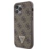 Guess GUHCP12MP4TDSCPW iPhone 12 / 12 Pro 6.1" brązowy/brown hardcase Crossbody 4G Metal Logo na NearMe.pl