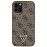 Guess GUHCP12MP4TDSCPW iPhone 12 / 12 Pro 6.1" brązowy/brown hardcase Crossbody 4G Metal Logo na NearMe.pl