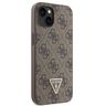 Guess GUHCP13MP4TDSCPW iPhone 13 / 14 / 15 6.1" brązowy/brown hardcase Crossbody 4G Metal Logo na NearMe.pl