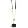 Guess GUHCP13MP4TDSCPW iPhone 13 / 14 / 15 6.1" brązowy/brown hardcase Crossbody 4G Metal Logo na NearMe.pl
