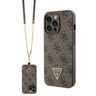 Guess GUHCP13XP4TDSCPW iPhone 13 Pro Max 6.7" brązowy/brown hardcase Crossbody 4G Metal Logo na NearMe.pl