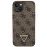 Guess GUHCP14SP4TDSCPW iPhone 14 / 15 /13 6.1" brązowy/brown hardcase Crossbody 4G Metal Logo na NearMe.pl