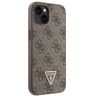 Guess GUHCP14SP4TDSCPW iPhone 14 / 15 /13 6.1" brązowy/brown hardcase Crossbody 4G Metal Logo na NearMe.pl