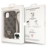 Guess GUHCP14SP4TDSCPW iPhone 14 / 15 /13 6.1" brązowy/brown hardcase Crossbody 4G Metal Logo na NearMe.pl