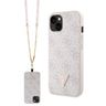 Guess GUHCP13MP4TDSCPP iPhone 13 / 14 / 15 6.1" różowy/pink hardcase Crossbody 4G Metal Logo na NearMe.pl