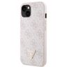 Guess GUHCP13MP4TDSCPP iPhone 13 / 14 / 15 6.1" różowy/pink hardcase Crossbody 4G Metal Logo na NearMe.pl