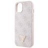 Guess GUHCP13MP4TDSCPP iPhone 13 / 14 / 15 6.1" różowy/pink hardcase Crossbody 4G Metal Logo na NearMe.pl
