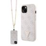 Guess GUHCP14SP4TDSCPP iPhone 14 / 15 / 13 6.1" różowy/pink hardcase Crossbody 4G Metal Logo na NearMe.pl