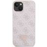 Guess GUHCP14SP4TDSCPP iPhone 14 / 15 / 13 6.1" różowy/pink hardcase Crossbody 4G Metal Logo na NearMe.pl