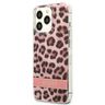 Guess GUHCP13LHSLEOP iPhone 13 Pro / 13 6,1" różowy/pink hardcase Leopard na NearMe.pl