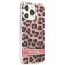 Guess GUHCP13LHSLEOP iPhone 13 Pro / 13 6,1" różowy/pink hardcase Leopard na NearMe.pl