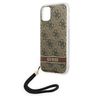 Guess GUOHCN61H4STW iPhone 11brązowy/brown hardcase 4G Print Strap na NearMe.pl