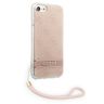 Guess GUOHCI8H4STP iPhone SE 2022 / SE 2020 / 7/ 8 różowy/pink hardcase 4G Print Strap na NearMe.pl