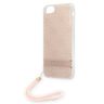 Guess GUOHCI8H4STP iPhone SE 2022 / SE 2020 / 7/ 8 różowy/pink hardcase 4G Print Strap na NearMe.pl