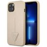 Guess GUHCP13SPSATLE iPhone 13 mini5,4" beżowy/beige hardcase SaffianoTriangle Logo na NearMe.pl