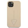 Guess GUHCP13SPSATLE iPhone 13 mini5,4" beżowy/beige hardcase SaffianoTriangle Logo na NearMe.pl