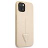 Guess GUHCP13SPSATLE iPhone 13 mini5,4" beżowy/beige hardcase SaffianoTriangle Logo na NearMe.pl
