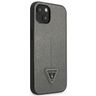 Guess GUHCP13SPSATLG iPhone 13 mini 5,4" srebrny/silver hardcase SaffianoTriangle Logo na NearMe.pl