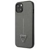 Guess GUHCP13MPSATLG iPhone 13 / 14 / 156.1" srebrny/silver hardcase SaffianoTriangle Logo na NearMe.pl