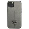 Guess GUHCP13MPSATLG iPhone 13 / 14 / 156.1" srebrny/silver hardcase SaffianoTriangle Logo na NearMe.pl