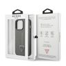 Guess GUHCP13LPSATLG iPhone 13 Pro / 13 6,1" srebrny/silver hardcase SaffianoTriangle Logo na NearMe.pl