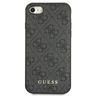 Guess GUHCI8G4GFGR iPhone SE 2022 / 2020/ 7 / 8  szary/grey hard case 4G Metal Gold Logo na NearMe.pl