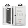Guess GUHCI8G4GFGR iPhone SE 2022 / 2020/ 7 / 8  szary/grey hard case 4G Metal Gold Logo na NearMe.pl